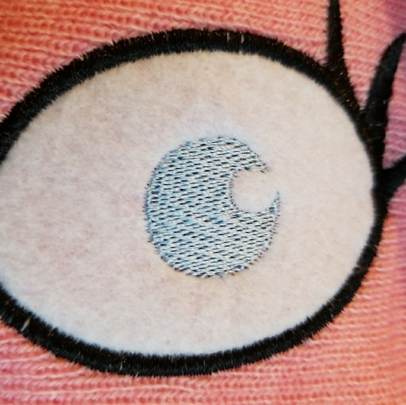 NWT - Pink Angry Birds knit cap and gloves set. - Picture 4 of 4